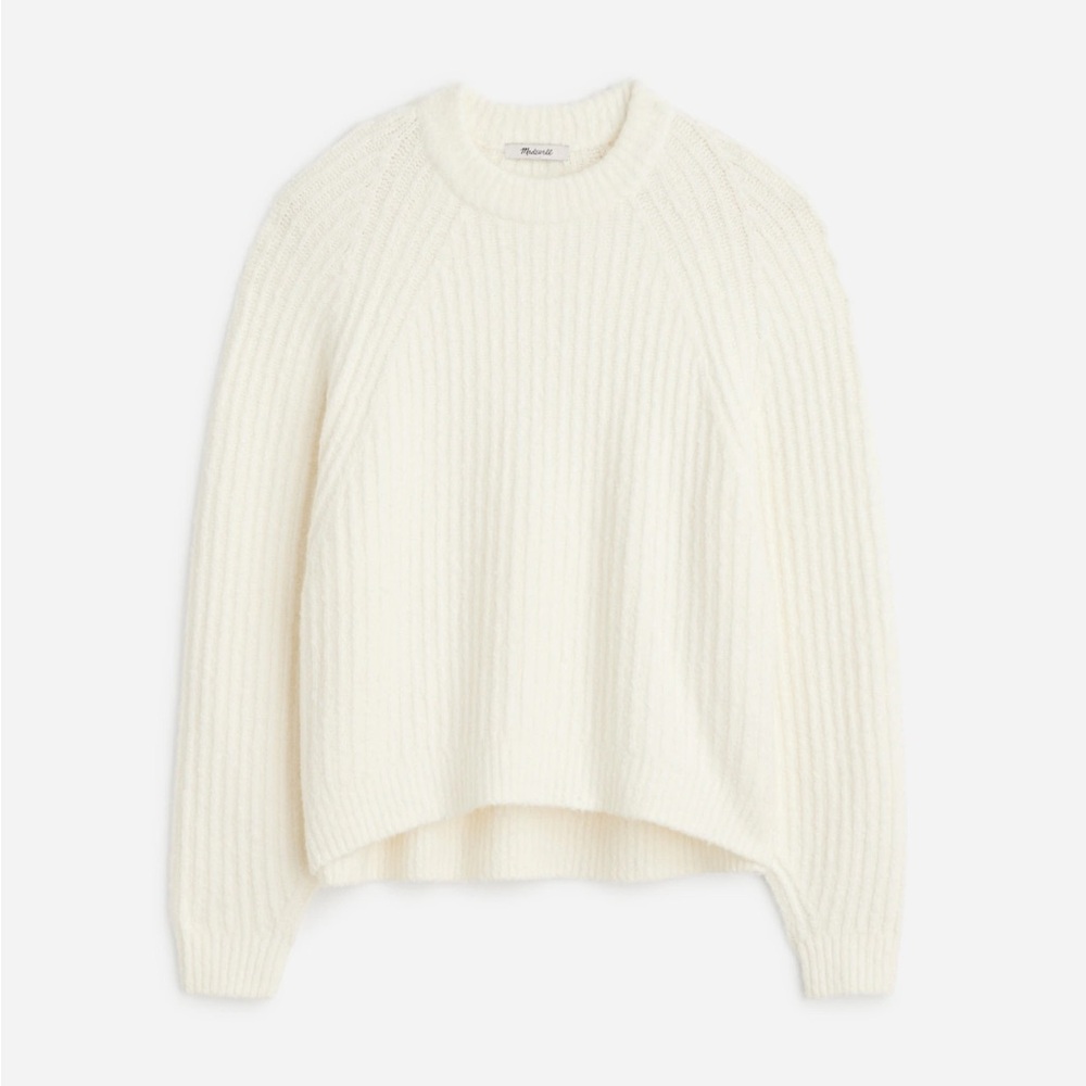 Madewell Heavy Knit Sweater in Winter White